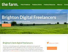 Tablet Screenshot of brightonfarm.com